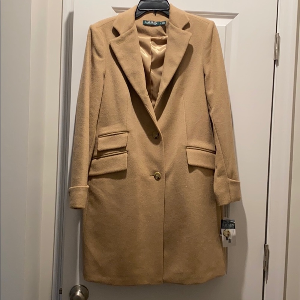 Lauren Ralph Lauren tan reefer coat